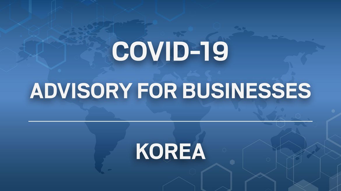 COVID-19 ADVISORY - KOREA | CCI FRANCE COREE